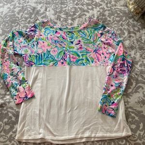 EUC Lilly Pulitzer Finn Top sz S